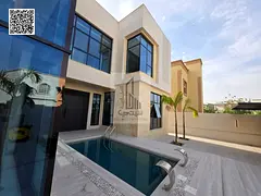 Luxury Mansion Villa in Al Yasmeen Corner Plot with Pool and Waterfall