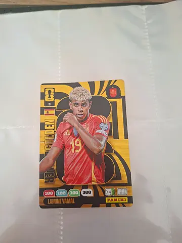 Panini Limited Edition Soccer Trading Card - Golden Player #19