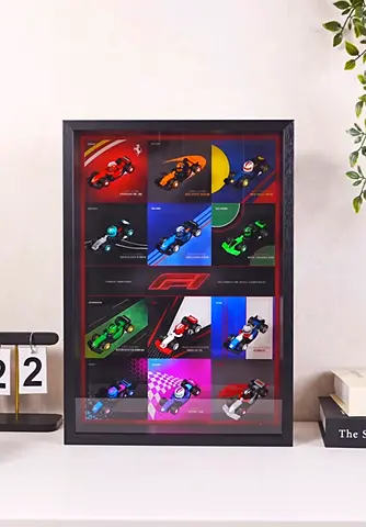 Framed Formula 1 Miniature Poster Collection - 12 Cars