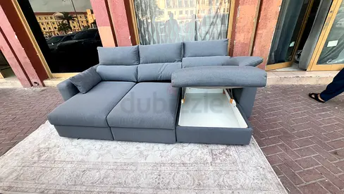 IKEA Esklstuna L Shape Sofa Bed Dark