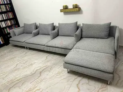 Ikea Sodhremn L Shape Sofa Gray Excellent Condition like new Condition