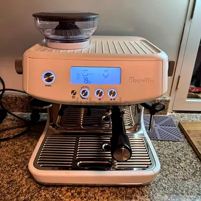 Breville Barista Pro Espresso Machine BES878SST White
