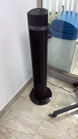 Tower Fans - Black, Oscillating, Good Condition