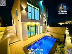 Luxury villa with private pool - prime location next to the services area in Ajman. Registration fee
