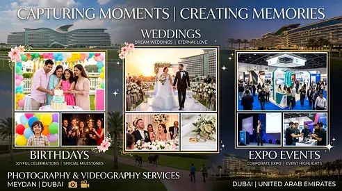 🎬 Professional Photography  Videography Services in Meydan, Dubai | Content Crafted to Impress