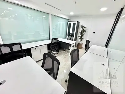 Ready-to-Use Office Desk Space | DED & Ejari Approved | Government Inspection Assistance Included