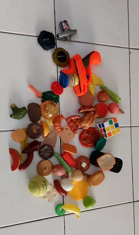 Plastic good quality toys.  All just for 35/-