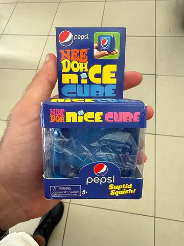 Needoh Pepsi Nice Doin Ice Cube Squishy Toy - New in Box