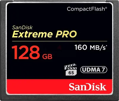 Brand New Extreme PRO CF 160MB/s 128 GB VPG 65, UDMA 7 128 GB Read Speed 160 MBps AED 250/-