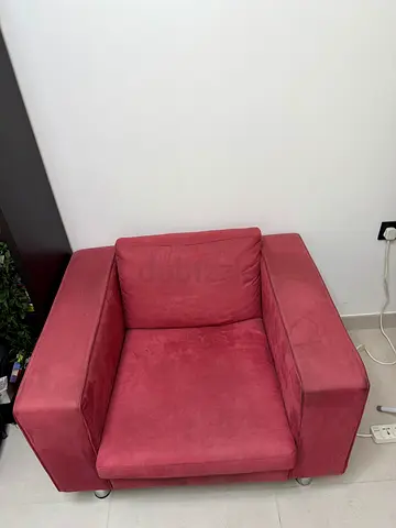 Single pink armchair - Great condition