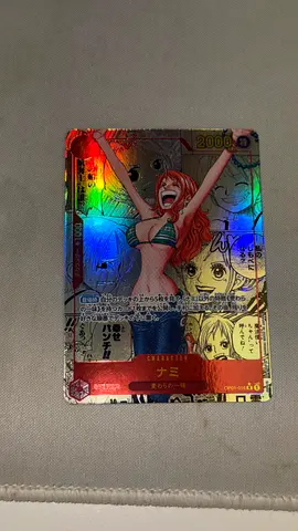 One Piece Trading Card - Nami Holographic Rare