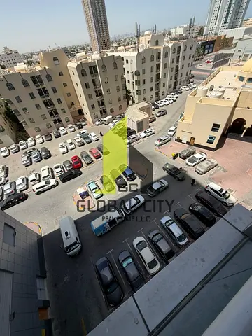 available 1bhk for sale in city tower big size with parking open sharjah view