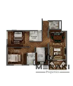 2-BR Villa View Apartment Ready in 4 Months
