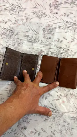 Gucci/LVBrown leather mens wallet/card holder - used, good condition