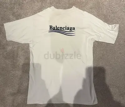 Balenciaga Political Campaign T-Shirt – White – XXS (Fits S/M Oversized)