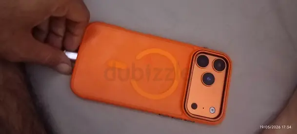 iPhone 17 Pro max in orange case - good working condition copy phone