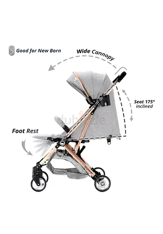 Explorer Lightweight Baby Stroller with Wide Canopy brand -Teknum