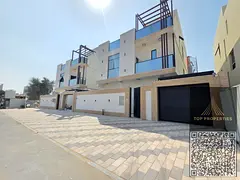 Luxury villa with a modern design and super deluxe finishes. Ground floor + two floors + roof. Large