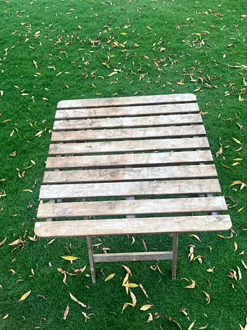 IKEA wooden foldable table and chairs