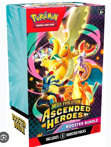 Pokemon TCG Mega Evolution Ascended Heroes Booster Bundle