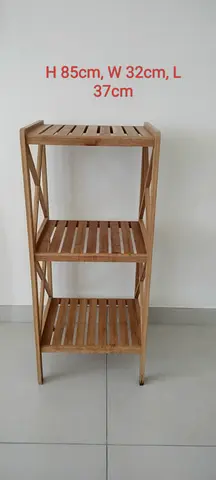 Bathroom shelf bamboo