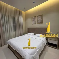 The most beautiful furnished one-bedroom apartment with new furniture for monthly rent in Ajman - Al