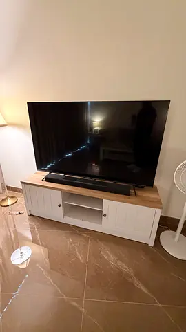 TV Stand (No TV/Soundbar included)