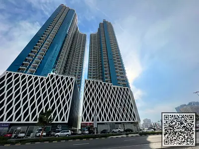 Modern Studio Apartment for Rent in Oasis Towers 26000 AED With Parking.