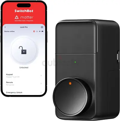 SwitchBot Smart Lock Pro Electronic Door Lock Black