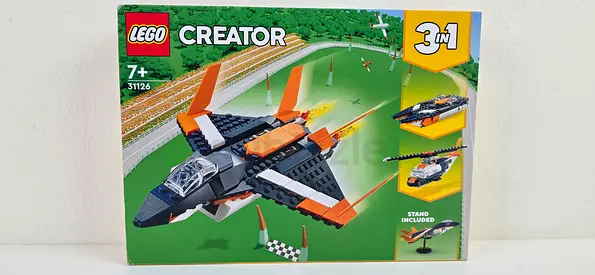 Lego - 3 in 1 Supersonic Jet Plane / Helicopter / Speed Boat
