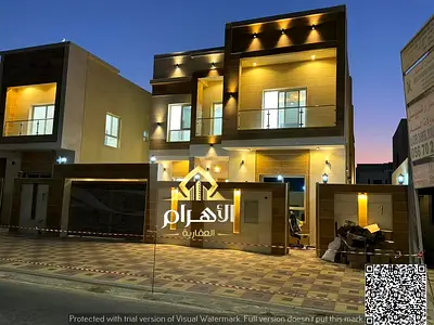 For sale: Modern 5-bedroom villa with air conditioning, super deluxe finishing, in Al Yasmin area,