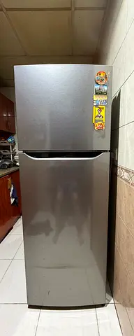 Used LG double-door refrigerator in good working condition