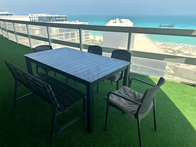 Outdoor Dining Set (Table + 4 Chairs + Bench) – 495 AED – Must Sell