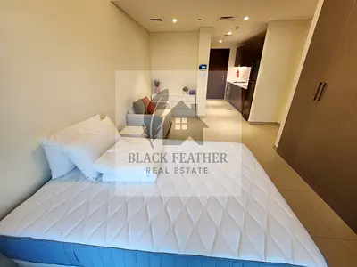 Furnished Studio | Free Chiller | Balcony | Azizi Berton, Al Furjan