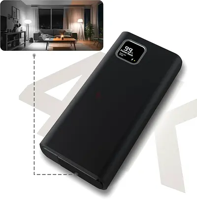 Power Bank Camera, HD Portable Charger with Night Vision, Motion Detection
