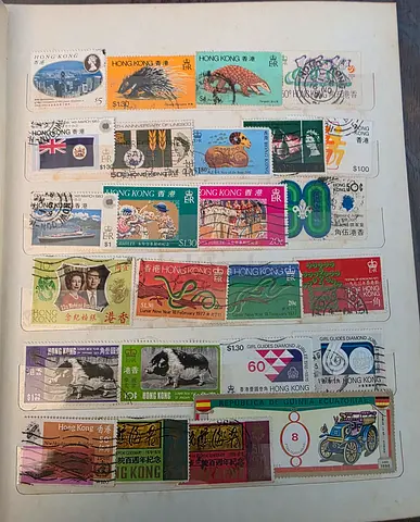 24 Hong Kong Stamps for AED 10