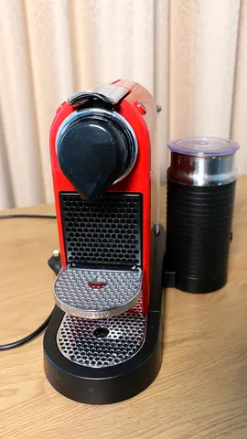 Nespresso Espresso Coffee Machine with Milk Frother - Red