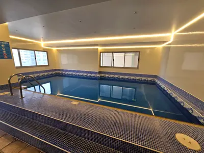 For annual rent: Two-bedroom apartment with a living room gym and swimming pool in Sharjah Al Qasim