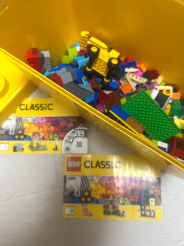 LEGO Classic assorted bricks set with manuals - used