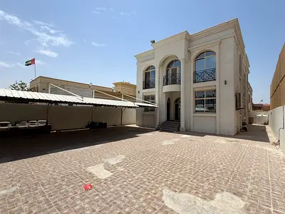 Villa for annual rent in Al Rawda 2, Ajman, a very prime location next to a mosque and in a quiet and vibrant area.