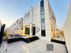 Luxury villa with private pool - prime location next to the services area in Ajman. Registration fee