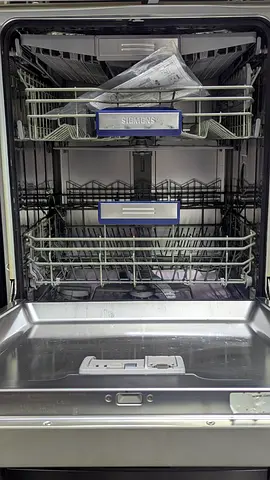 Siemens dishwasher 3 sholf steel body