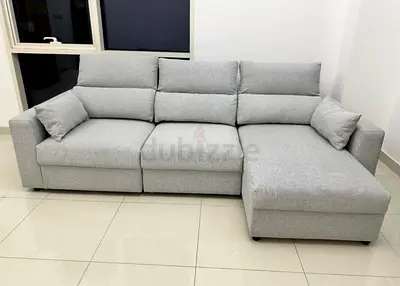 Ikea eskilstuna L shape sofa bed under storage
