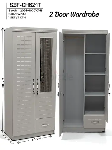 Brand New 2 Door Wardrobe For Sale