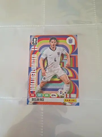 Panini Limited Edition Soccer Trading Card - England Player (Collectible)