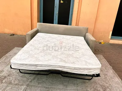 Pm Me If Anyone Interested West elm two seater sofa bed with mattress