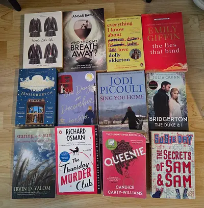 Collection of 12 Mixed Paperback Novels — Fiction  Popular Reads