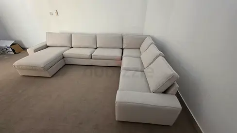 Ikea kivik ushape sofa beige
