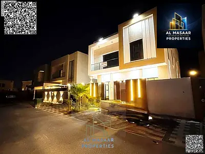 فيلا طابقين وروف 6غرف نوم ماستر تملك حر السعر شامل رسوم التسسجيل