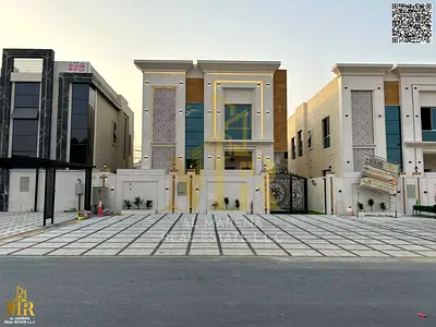 Modern villa in Al Helio 2 with two floors and rooftop, 6 spacious bedrooms, central AC, luxury fin